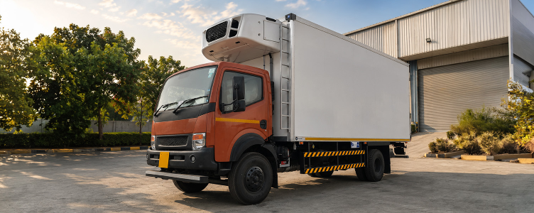 Sub Zero refrigerated truck for floral and agriculture logistics